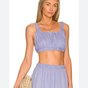 Anna Nata Crop Top‎ Iris Violet XXS
